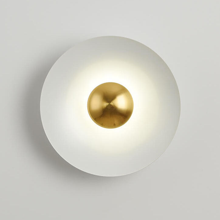 Multicolor Round Disc Hardware Wall Lamp