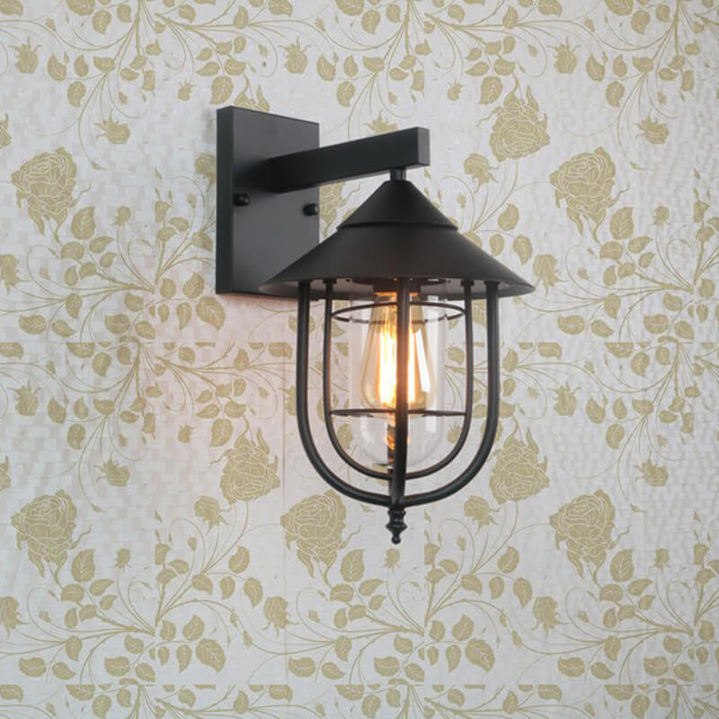 Iron Lantern Indoor Outdoor Light