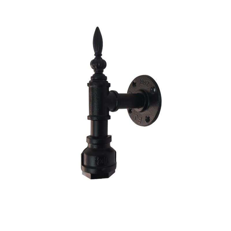 Iron Water Pipe Wall Lamp