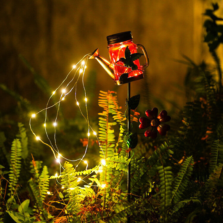 Decoration Wrought Iron Kettle Outdoor Light