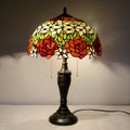 Half Ball Rose Resin 2-Light Table Lamp