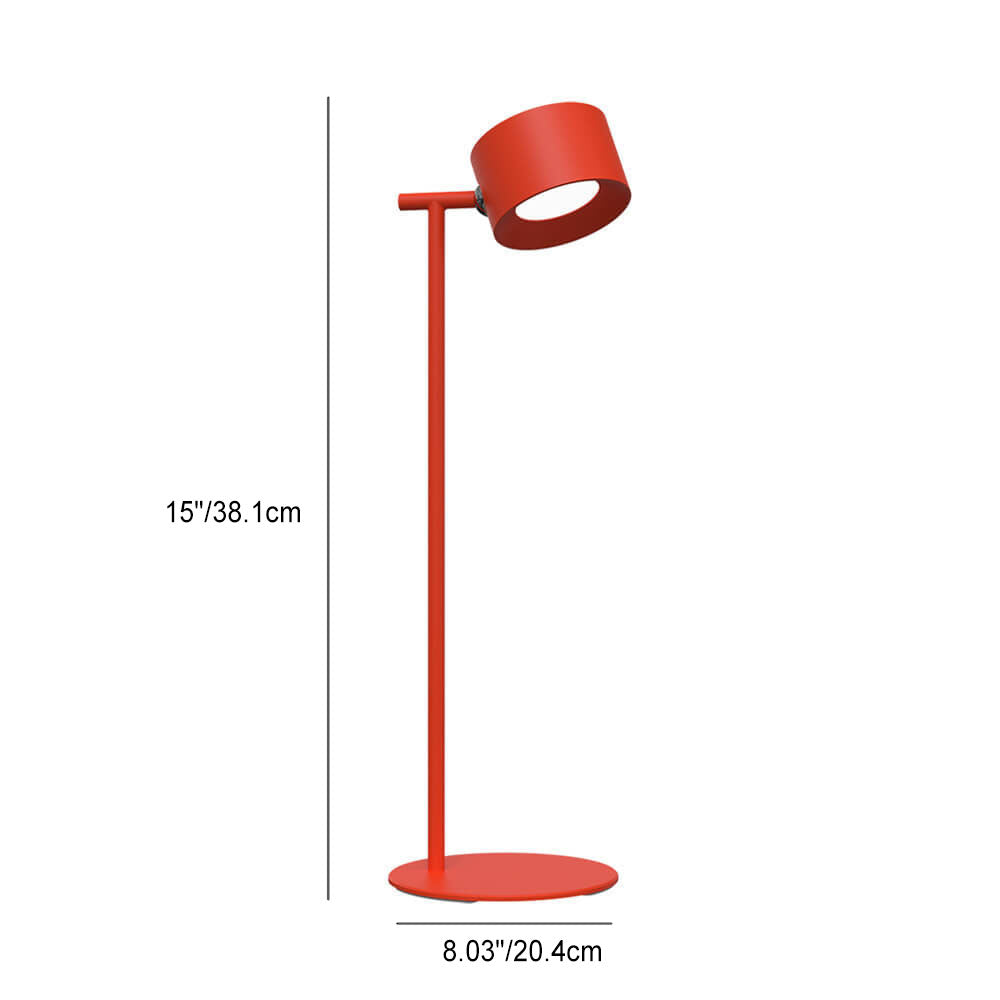 Plastic Round Rotatable Magnetic Table Lamp