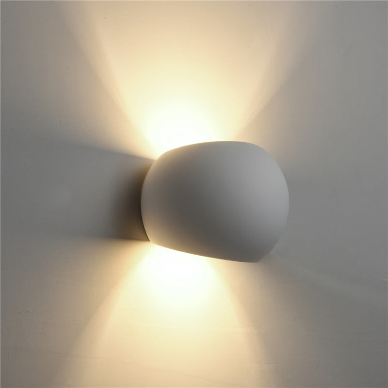 Round Drum Up Down Wall Lamp