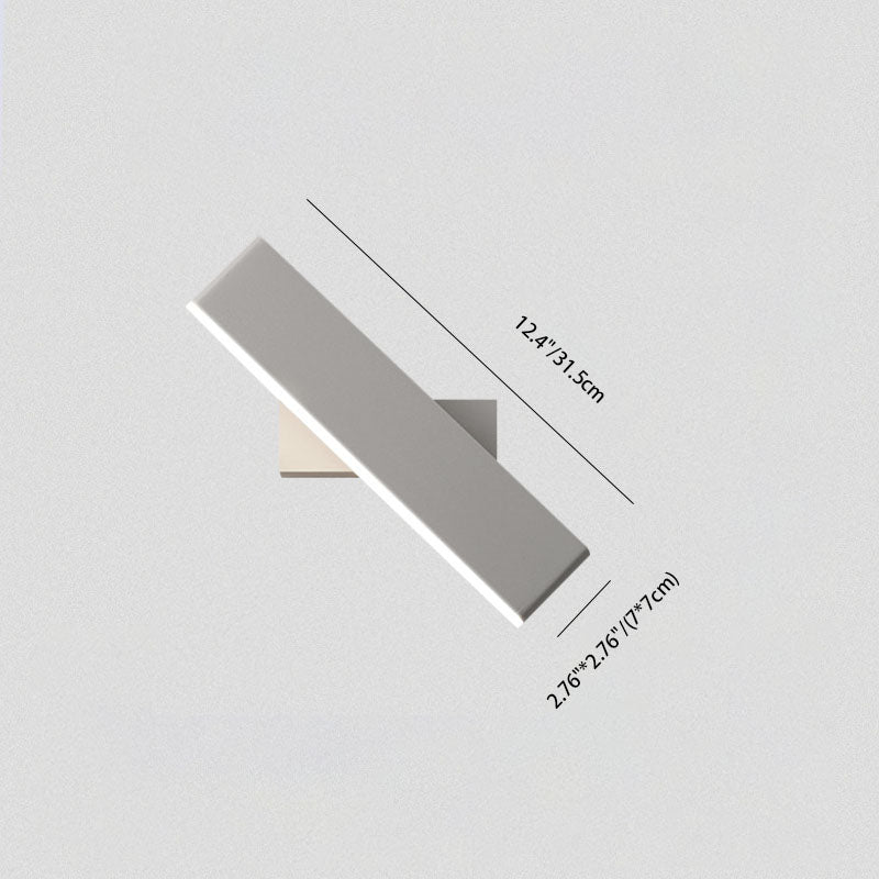 Rectangular Aluminum Acrylic Wall Lamp