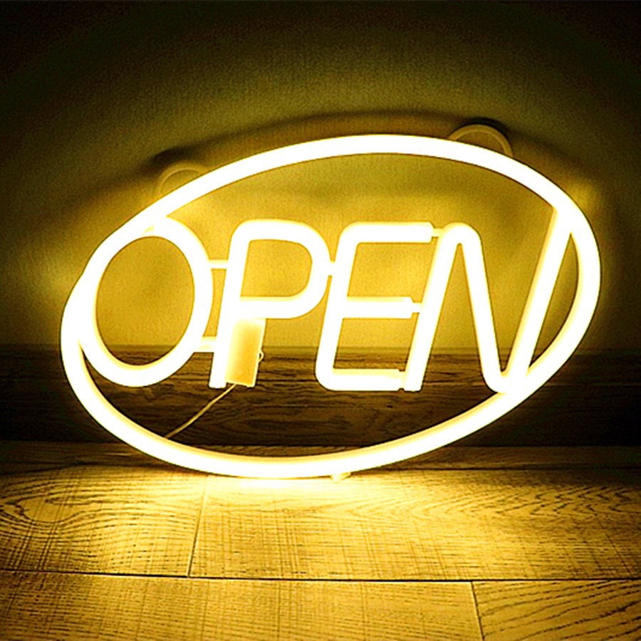 PS OPEN Neon Dining Outdoor Light
