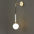 Ball Marble Arm Wall Lamp