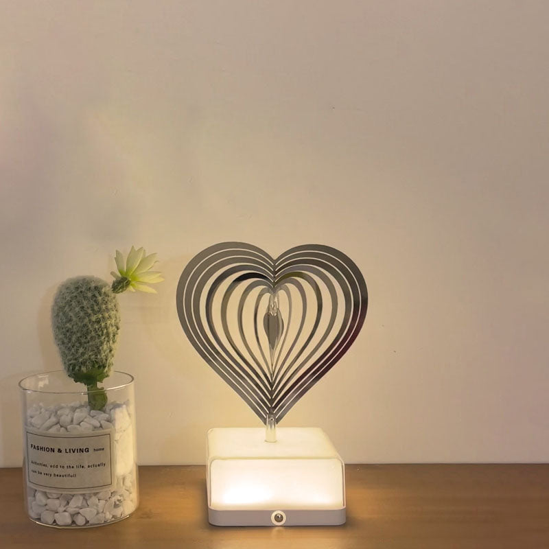 Stainless Steel ABS Cubic Table Lamp