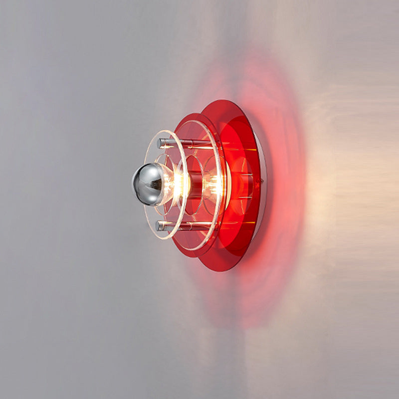 Multi-Layer Flying Saucer Iron Wall Lamp