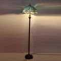 Dragonfly Glass Resin 2-Light Floor Lamp