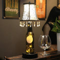 Fabric Lampshade Glass Bottle Table Lamp