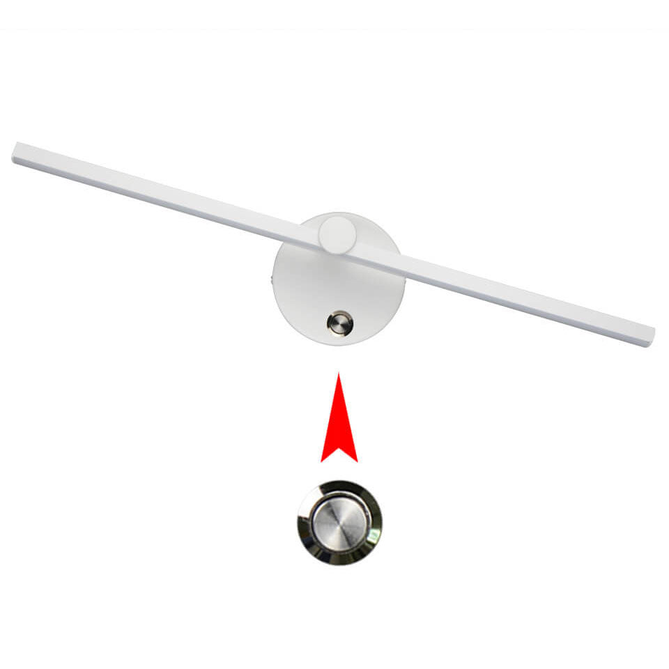 Aluminum Long Bar Switch Wall Lamp