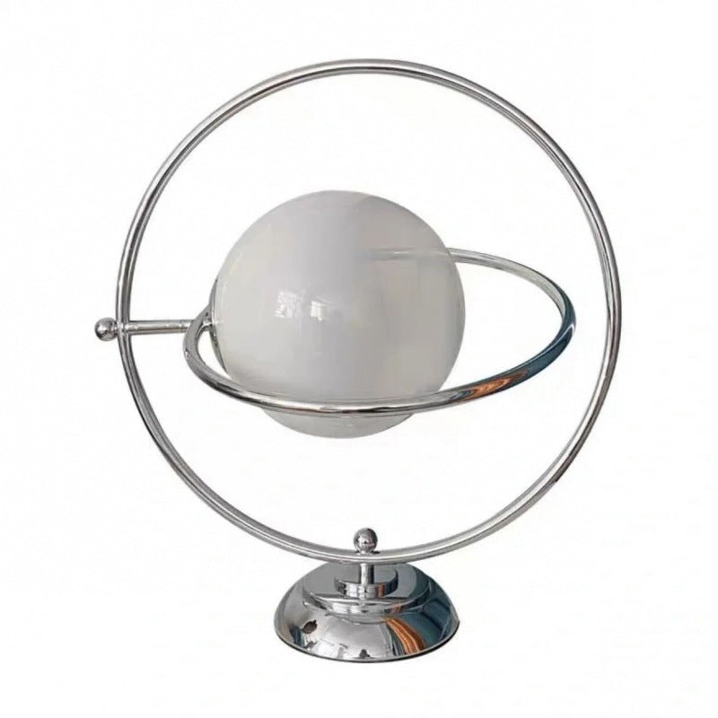 Rotatable Glass Planet Hardware Table Lamp
