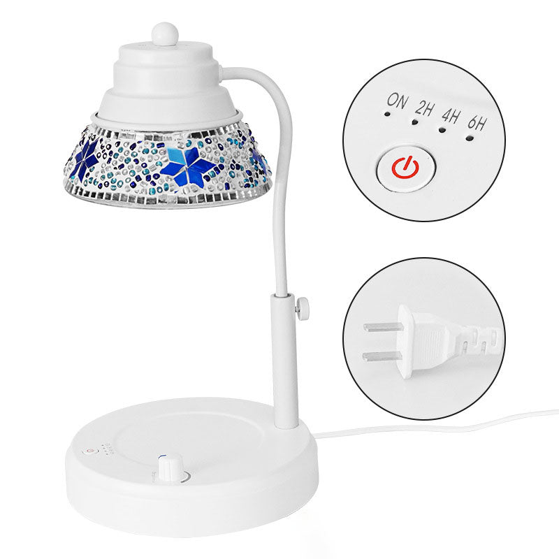 Disc Cylinder Iron Plastic Table Lamp