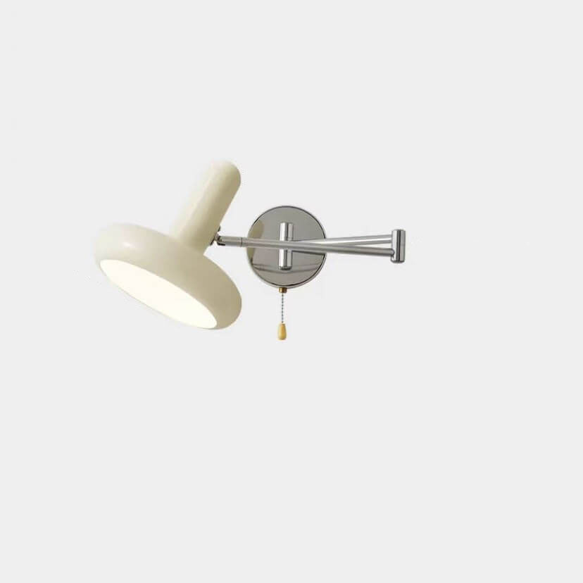 Cream White Iron Rocker Wall Lamp