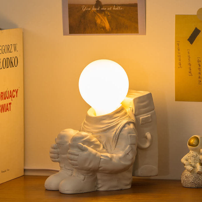 Astronaut Resin Glass Bedroom Table Lamp