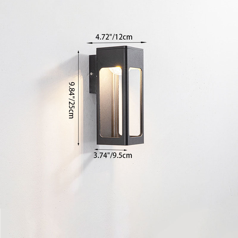 Rectangle Aluminum Patio Outdoor Light