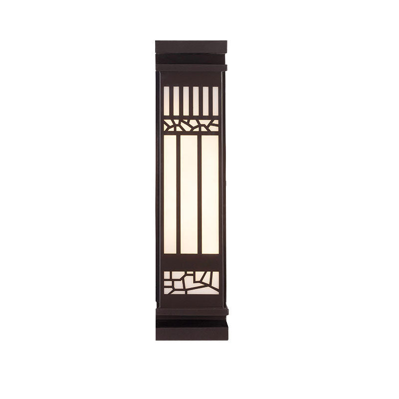 Imitation Marble Rectangular Outdoor Light