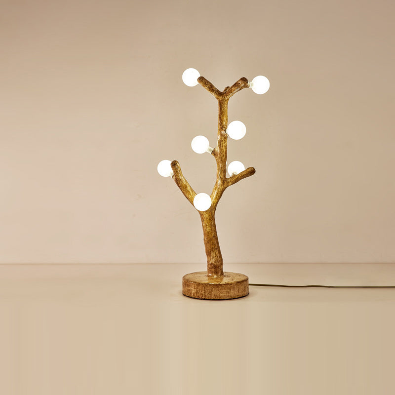 Twig Orb Resin Hardware 12-Light Table Lamp