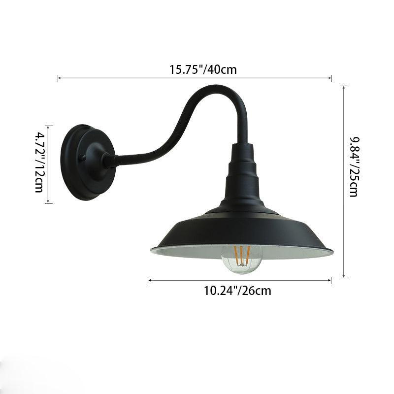 Iron Round Dining Room Wall Lamp