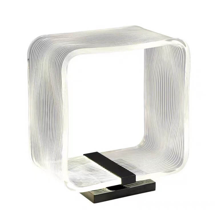 Square Ring Acrylic Decorative Table Lamp