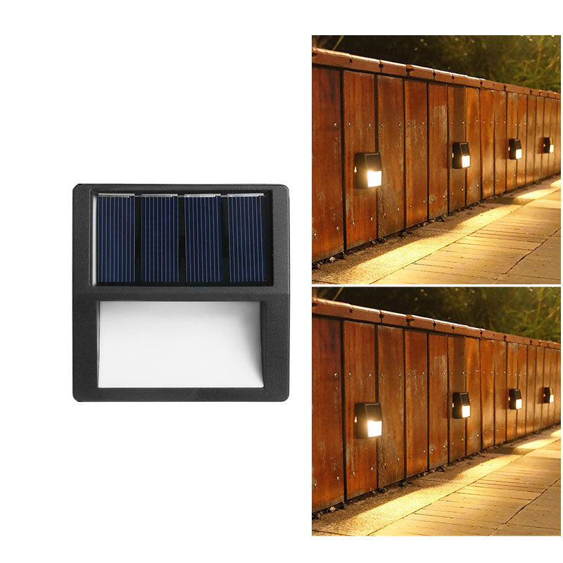 Round Square Patio Step Outdoor Light