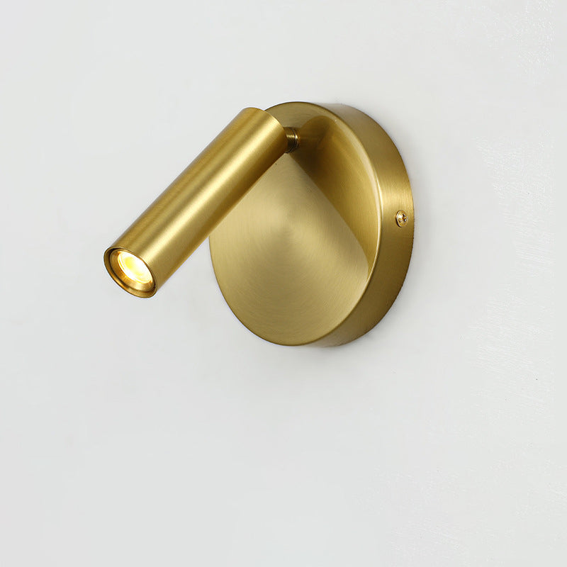 Rotatable Cylinder Aluminum Iron Wall Lamp