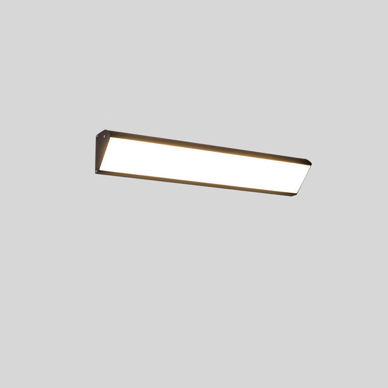 Rectangular Aluminum PC Patio Outdoor Light