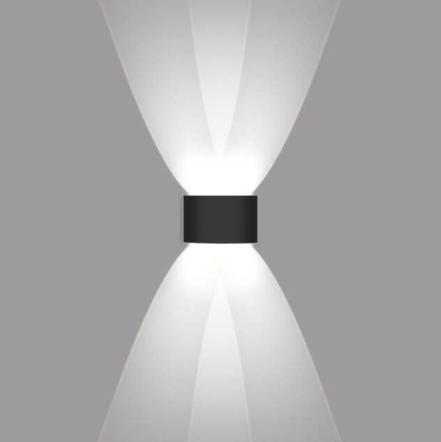 Black Aluminum Patio Outdoor Light