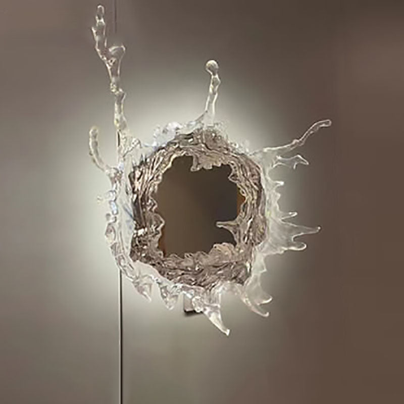 Stainless Steel Acrylic Water Wall Lamp