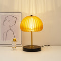 Zen Wood Dome Table Lamp