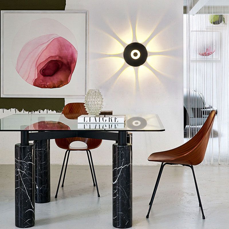 Aluminum Round Patio Outdoor Light