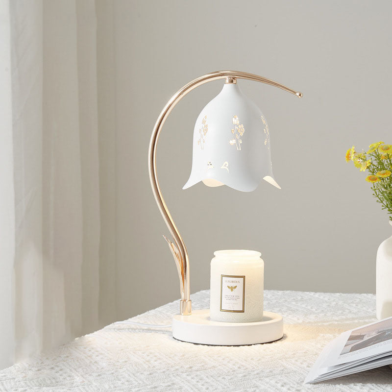 Iron Rose Melting Wax Table Lamp