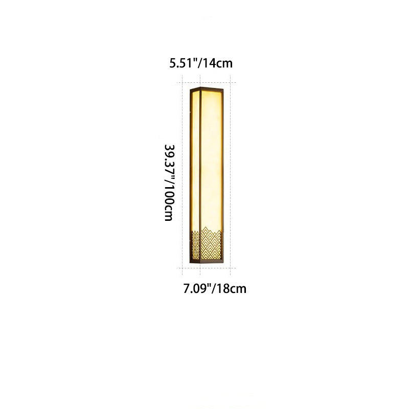 Stainless Steel Imitation Marble Outdoor Light