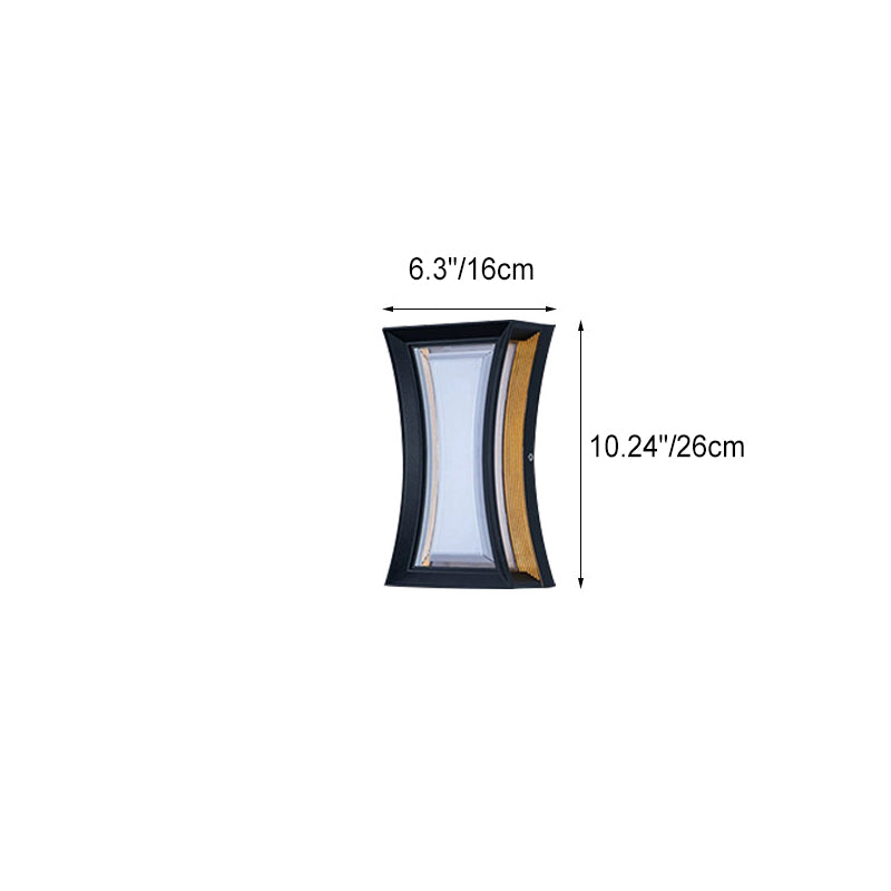 Aluminum Square PC Patio Outdoor Light