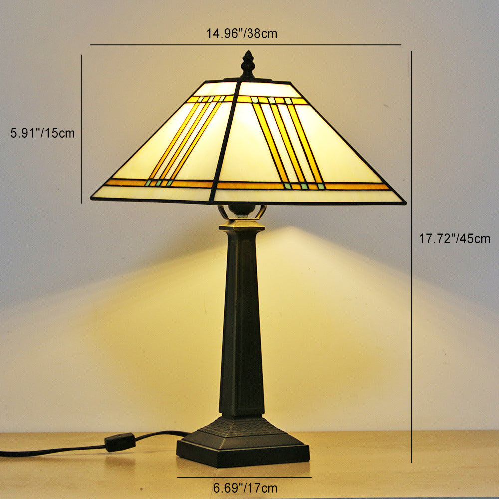 Conic Diamond Deer Alloy Table Lamp
