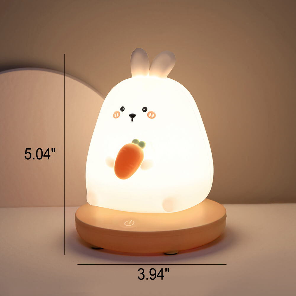 Silicone Animal Rechargeable Night Table Lamp