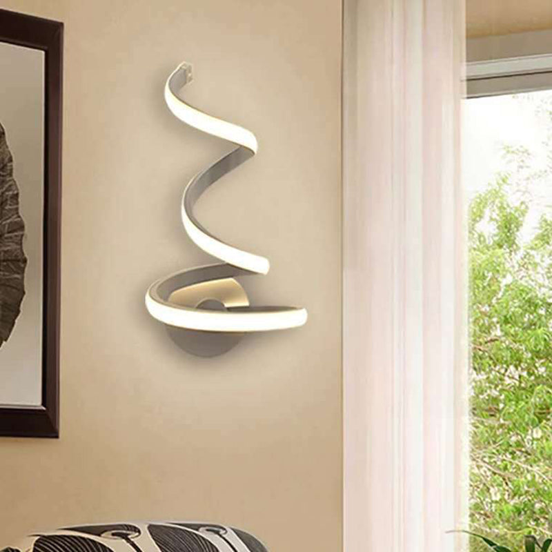 Bar Wave Aluminium Acrylic Wall Lamp