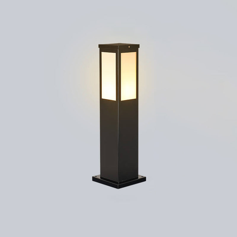 Modern Solar Lawn Square Outdoor Light