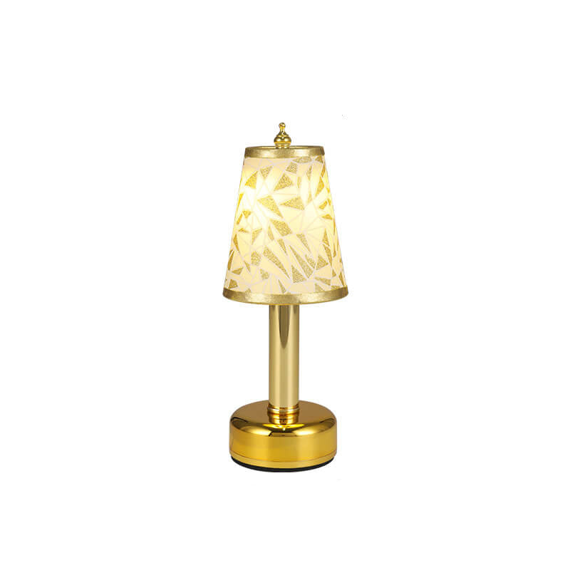 Fabric Crystal Table Lamp