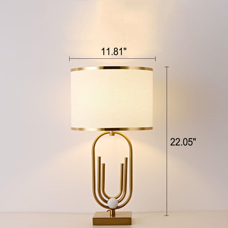 Imitation Copper Cloth Table Lamp
