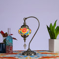Iron Glass Table Lamp