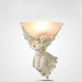 Resin Angel Wing Glass Wall Lamp