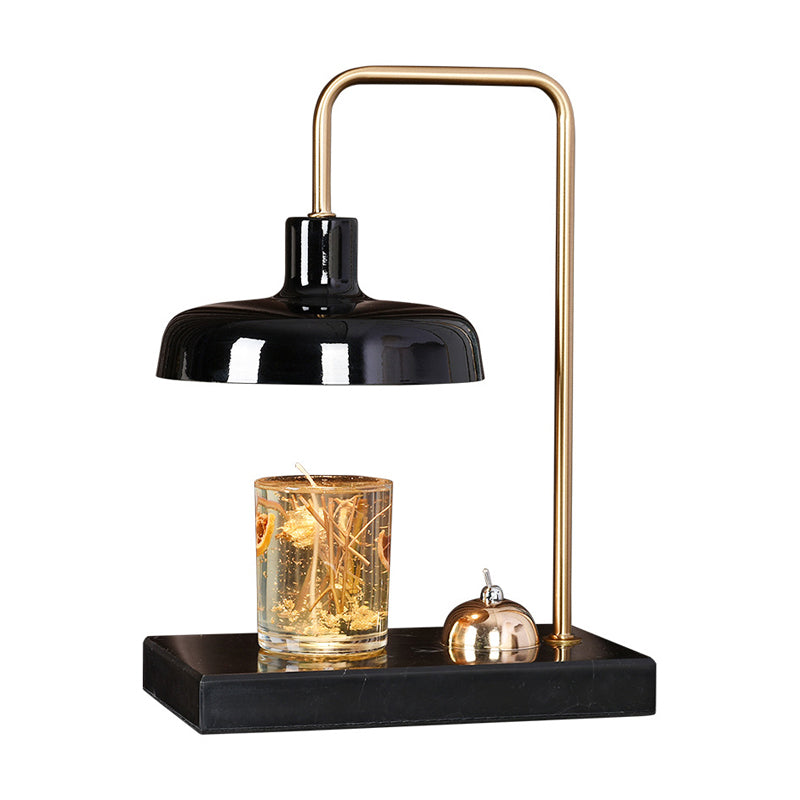 Dome Hardware Marble Melting 2-Light Table Lamp