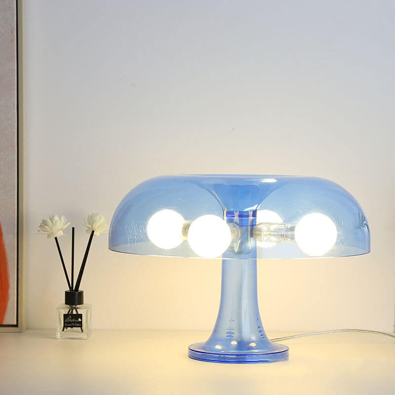Mushroom Polyester Carbonate 4-Light Table Lamp