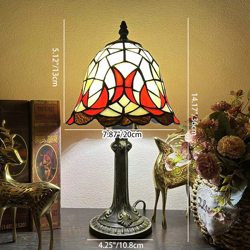 Dome Iron Glass Study Table Lamp