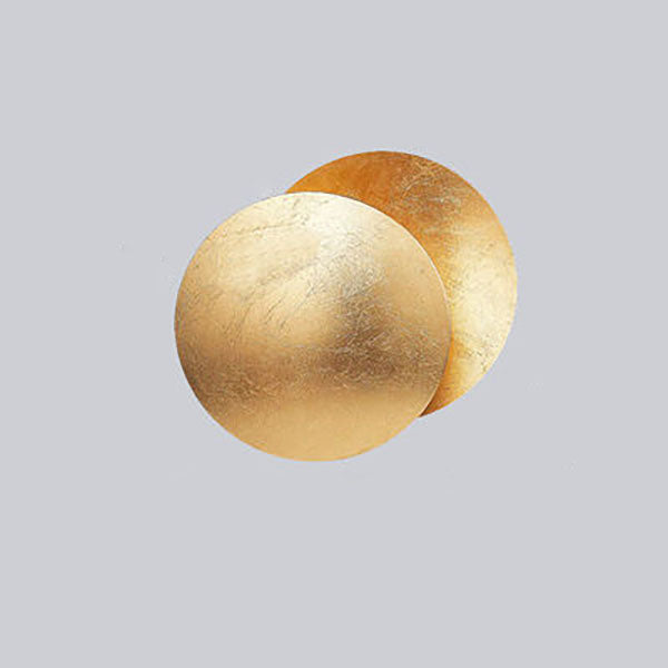 Alloy Round Bedroom Wall Lamp