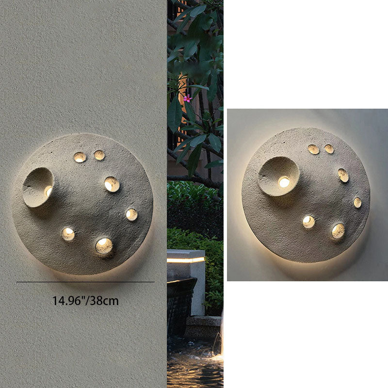 Lunar Concrete Garden Outdoor Light