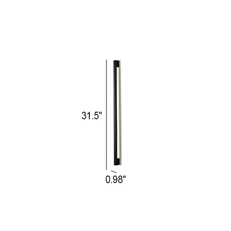 Long Strip Aluminum Silicone Wall Lamp