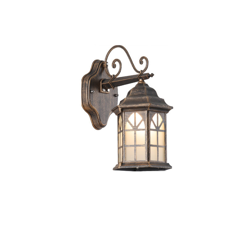 Aluminum Glass Cylinder House Outdoor Light