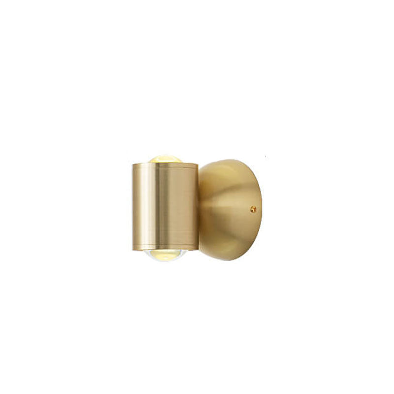Copper Cylindrical Mini Wall Lamp